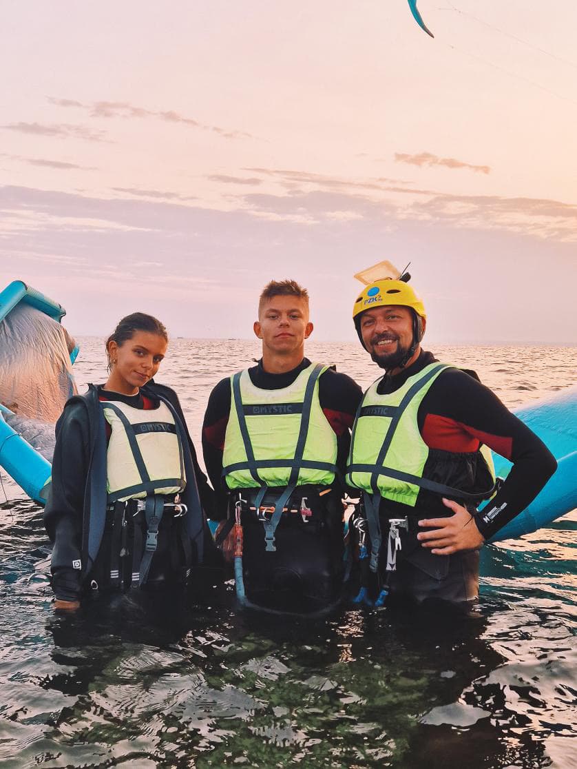 Lekcje grupowe kitesurfing Jastarnia 2-3 osoby